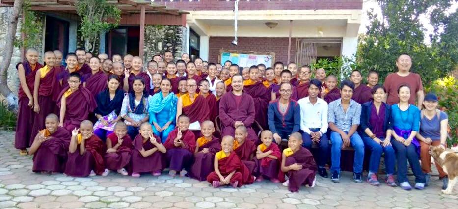 Chogyal Rinpoche retreat in Pharping 1